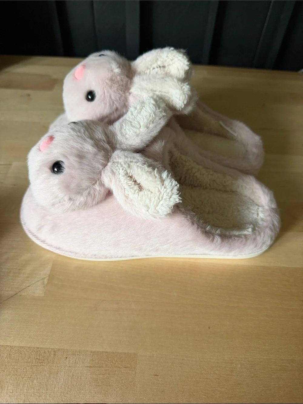 NEW! Kids Plush Bunny Slippers - Pink